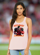 Load image into Gallery viewer, Cardinals Red Rage #85 Woman’s Football Fan Flowy Tank Top