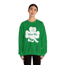 Load image into Gallery viewer, Kiss Me I’m Irish St Patrick’s Day Unisex Heavy Blend™ Crewneck Sweatshirt