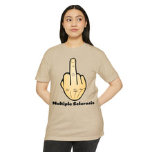 Load image into Gallery viewer, Middle Finger Multiple Sclerosis Unisex CVC Jersey T-shirt