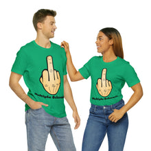 Load image into Gallery viewer, MS Middle Finger Unisex Jersey Crew Neck T-shirt