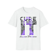 Load image into Gallery viewer, Cure It Lupus Disease Unisex Softstyle T-Shirt