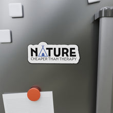 Load image into Gallery viewer, Nature Cheaper Than Therapy Die-Cut Magnets