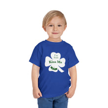 Load image into Gallery viewer, Kiss Me I’m Irish St Patrick’s Day Toddler Short Sleeve Tee