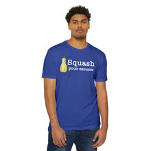 Load image into Gallery viewer, Squash Your Excuses Motivational CVC Jersey T-shirt