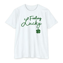 Load image into Gallery viewer, Feeling Lucky St Patricks Day Unisex CVC Jersey T-shirt