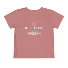Load image into Gallery viewer, Team Platinum 2023 conference heartbeat discipline equals freedom in training Toddler Short Sleeve Tee