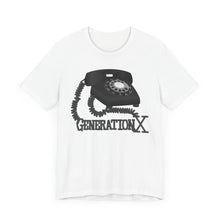 Load image into Gallery viewer, Generation X Rotary Phone Unisex Jersey Short Sleeve Tee