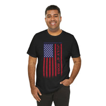 Load image into Gallery viewer, Independence Day July 4th 2025 USA Flag Unisex Jersey Short Sleeve Tee