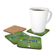 Load image into Gallery viewer, Rival Bakery Corkwood Coaster Set