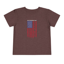 Load image into Gallery viewer, Independence Day USA Flag July 4th 2024 Toddler Short Sleeve Tee