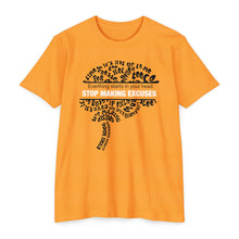 Load image into Gallery viewer, Stop Making Excuses Everything Starts In You Head Motivational Unisex CVC Jersey T-shirt