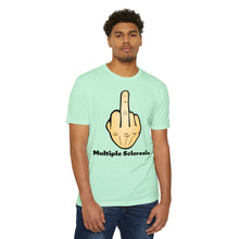 Load image into Gallery viewer, Middle Finger Multiple Sclerosis Unisex CVC Jersey T-shirt