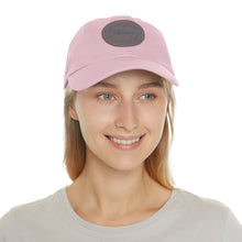 Load image into Gallery viewer, Team Awesomesauce Dad Hat with Leather Patch (Round)