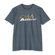 Load image into Gallery viewer, Shhh Action Speaks Motivational Unisex CVC Jersey T-shirt