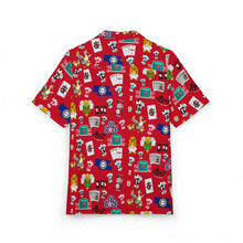Load image into Gallery viewer, What’s Wild Fun Tropical Print Unisex Hawaiian Button-Down Shirt for Summer Vibes