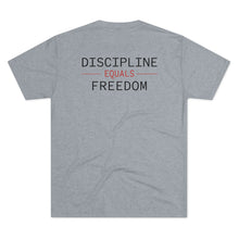 Load image into Gallery viewer, Health Coach Muscle Heart Barbell Unisex Tri-Blend Crew Tee