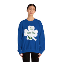 Load image into Gallery viewer, Kiss Me I’m Irish St Patrick’s Day Unisex Heavy Blend™ Crewneck Sweatshirt