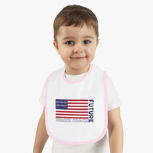 Load image into Gallery viewer, Future Health Coach Baby Contrast Trim Jersey Bib