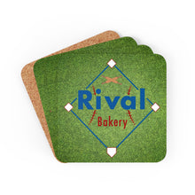 Load image into Gallery viewer, Rival Bakery Corkwood Coaster Set