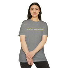 Load image into Gallery viewer, Never Done Always Improving Motivational Unisex CVC Jersey T-shirt