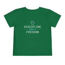 Load image into Gallery viewer, Team Platinum 2023 conference heartbeat discipline equals freedom in training Toddler Short Sleeve Tee