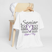 Load image into Gallery viewer, Senior Mom Class of 2025 Gage & Trey Unisex Jersey Short Sleeve Tee