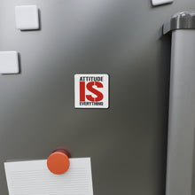 Load image into Gallery viewer, Attitude IS Everything red black Die-Cut Magnets