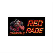 Load image into Gallery viewer, Cardinals Red Rage #18 Black Bumper Stickers