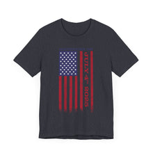 Load image into Gallery viewer, Independence Day July 4th 2025 USA Flag Unisex Jersey Short Sleeve Tee