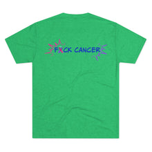 Load image into Gallery viewer, Kick Ass Mode Activated F Cancer Unisex Tri-Blend Crew Tee