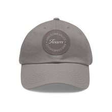 Load image into Gallery viewer, Team Awesomesauce Dad Hat with Leather Patch (Round)