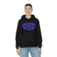 Load image into Gallery viewer, Kick Ass Mode Activated F Cancer Unisex Heavy Blend™ Hooded Sweatshirt