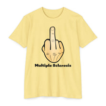 Load image into Gallery viewer, Middle Finger Multiple Sclerosis Unisex CVC Jersey T-shirt