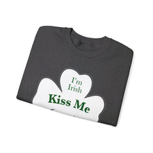 Load image into Gallery viewer, Kiss Me I’m Irish St Patrick’s Day Unisex Heavy Blend™ Crewneck Sweatshirt
