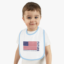 Load image into Gallery viewer, Future Health Coach Baby Contrast Trim Jersey Bib