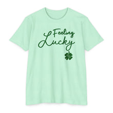 Load image into Gallery viewer, Feeling Lucky St Patricks Day Unisex CVC Jersey T-shirt