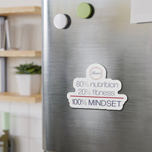 Load image into Gallery viewer, Team Awesomesauce 80% Nutrition 20% Fitness 100% Mindset Die-Cut Magnets