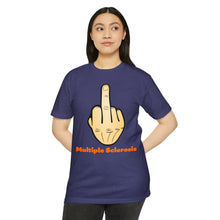 Load image into Gallery viewer, Middle Finger Multiple Sclerosis Unisex CVC Jersey T-shirt