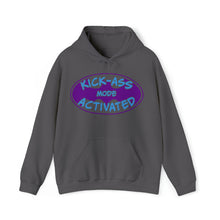 Load image into Gallery viewer, Kick Ass Mode Activated F Cancer Unisex Heavy Blend™ Hooded Sweatshirt