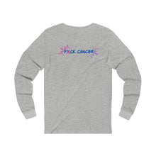 Load image into Gallery viewer, Kick Ass Mode Activated F Cancer Unisex Jersey Long Sleeve Tee