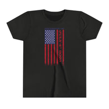 Load image into Gallery viewer, Independence Day USA Flag July 4th 2025 Youth Short Sleeve Tee