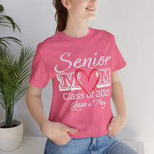 Load image into Gallery viewer, Senior Mom Class of 2025 Gage & Trey Unisex Jersey Short Sleeve Tee
