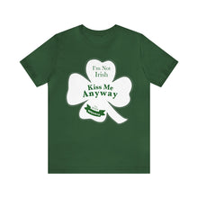 Load image into Gallery viewer, St. Patricks Day 2024 I am Not Irish Kiss Me Anyway Unisex Softstyle T-Shirt