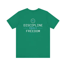 Load image into Gallery viewer, Team Platinum 2023 Conference Muscle Heart Discipline Equals Freedom Unisex Jersey Short Sleeve Crew Neck Tee