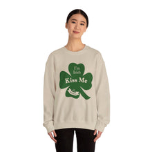 Load image into Gallery viewer, Kiss Me I’m Irish St Patrick’s Day Unisex Heavy Blend™ Crewneck Sweatshirt