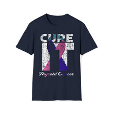 Load image into Gallery viewer, Cure It Thyroid Cancer Unisex Softstyle T-Shirt