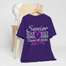 Load image into Gallery viewer, Senior Mom Class of 2025 Gage & Trey Unisex Jersey Short Sleeve Tee