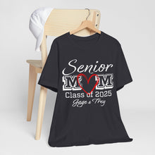 Load image into Gallery viewer, Senior Mom Class of 2025 Gage & Trey Unisex Jersey Short Sleeve Tee