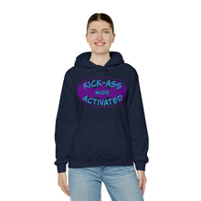 Load image into Gallery viewer, Kick Ass Mode Activated F Cancer Unisex Heavy Blend™ Hooded Sweatshirt