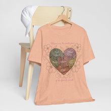 Load image into Gallery viewer, Moms are the Center of the Family Puzzle Customizable Unisex Jersey Short Sleeve Tee